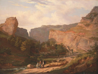 A view of the Cheddar Gorge - George Vincent — artwork view