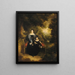 Portrait of a lady and a child - George W. Twibill Jr — framed artwork on a wall