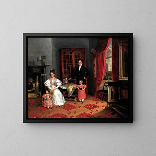 The family of John Q. Aymar - George W Twibill Jr — framed artwork on a wall