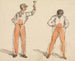 a man toasting another man - George Walker — artwork view