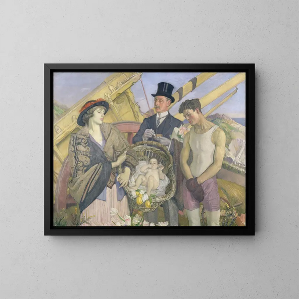 Important characters - George Washington Lambert — framed artwork on a wall