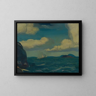 A Fresh Breeze - George Wesley Bellows — framed artwork on a wall
