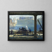 Morning Blue - George Wesley Bellows — framed artwork on a wall