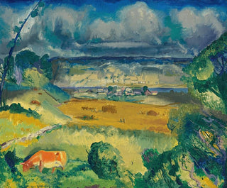 Clouds and Prairie - George Wesley Bellows — artwork view