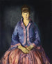 Emma in the purple dress - George Wesley Bellows — artwork view