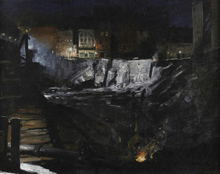 Night Excavation - George Wesley Bellows — artwork view