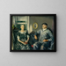Monsieur et Madame Phillip Wase - George Wesley Bellows — framed artwork on a wall