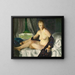 Nude painting with fan - George Wesley Bellows — framed artwork on a wall
