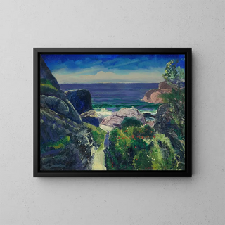 Point du Paradis - George Wesley Bellows — framed artwork on a wall
