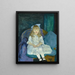 Portrait of Anne - George Wesley Bellows — framed artwork on a wall