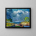 The Coming Storm - George Wesley Bellows — framed artwork on a wall