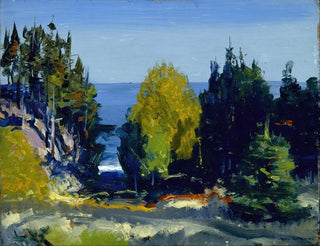 The grove of Monhegan - George Wesley Bellows — artwork view