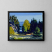 The grove of Monhegan - George Wesley Bellows — framed artwork on a wall