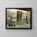 Le Lonesome Tenement - George Wesley Bellows — framed artwork on a wall