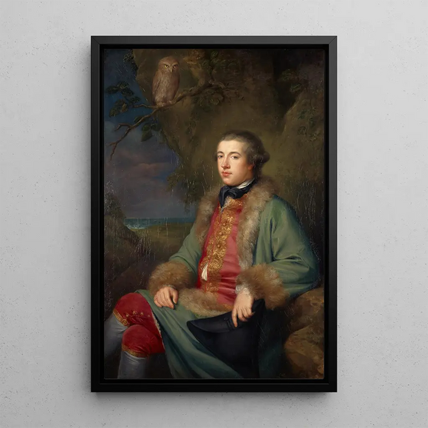 James Boswell 1740 1795 Journalist and biographer of Dr. Samuel Johnson - George Willison — framed artwork on a wall
