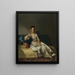 Nancy Parsons en robe turque - George Willison — framed artwork on a wall
