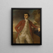 Portrait of a gentleman, officer of the East India Company - George Willison — framed artwork on a wall