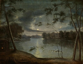 Night Landscape Painting - George Winter — artwork view