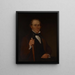 Portrait of Albert Cole - George Winter — framed artwork on a wall