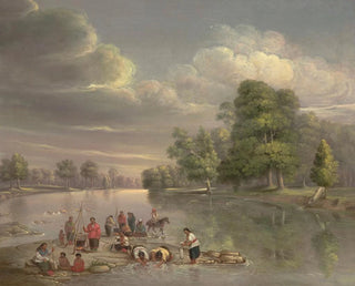Scene on the Wabash - George Winter — artwork view