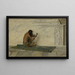 Un sculpteur aztèque - George de Forest Brush — framed artwork on a wall