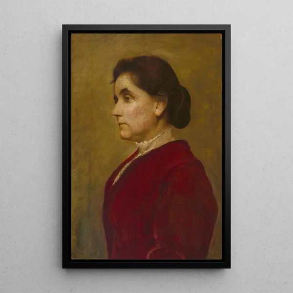Jane Addams - George de Forest Brush — framed artwork on a wall