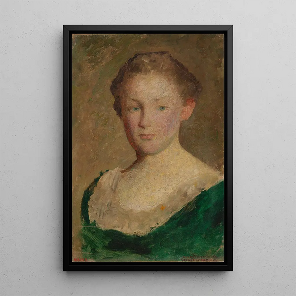 Nancy - George de Forest Brush — framed artwork on a wall