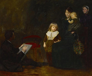 The Portrait - George de Forest Brush — artwork view