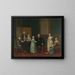 Portrait Painting of Pieter Cornelis Hasselaer, advisor of the Dutch East India Company and mayor of Amsterdam with his family - George van der Mijn — framed artwork on a wall