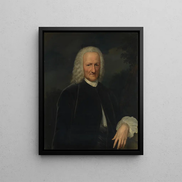 Willem Dircksz Backer 1681-1760 - George van der Mijn — framed artwork on a wall