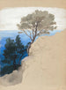 Cliffs at the Gulf of Genoa - George von Hoesslin — artwork view