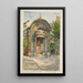 L'ancien collège des Lombards annex of the Irish College, rue des Carmes - Georges-Henri Manesse — framed artwork on a wall