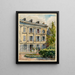 Maison de Franklin, rue Raynouard, Passy - Georges - Henri Manesse — framed artwork on a wall