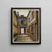 Porch and interior passage of the entrance to Saint Médard cemetery 41 Daubenton Street - Georges-Henri Manesse — framed artwork on a wall