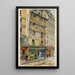 Old house from the 13th century 3 rue Volta - Georges-Henri Manesse — framed artwork on a wall