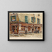 Old house from the 14th century, 24 Sainte-Foy Street, corner of Saint-Denis Street - Georges-Henri Manesse — framed artwork on a wall