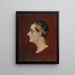 Portrait of Édouard de Max 1869-1924 - Georges Alexandre Lucien Boisselier — framed artwork on a wall