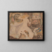 Woman at her toilette - Georges Alfred Bottini — framed artwork on a wall