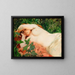 A reclining woman - Georges Antoine Rochegrosse — framed artwork on a wall