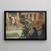 Dancers and Musicians in the Atrium - Georges Antoine Rochegrosse — framed artwork on a wall