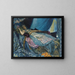 La Princesse bleue - Georges Antoine Rochegrosse — framed artwork on a wall