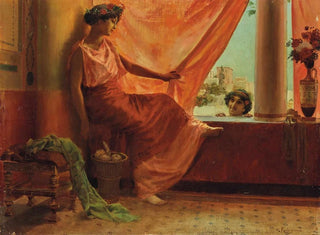 The Red Curtain of Algiers - Georges Antoine Rochegrosse — artwork view