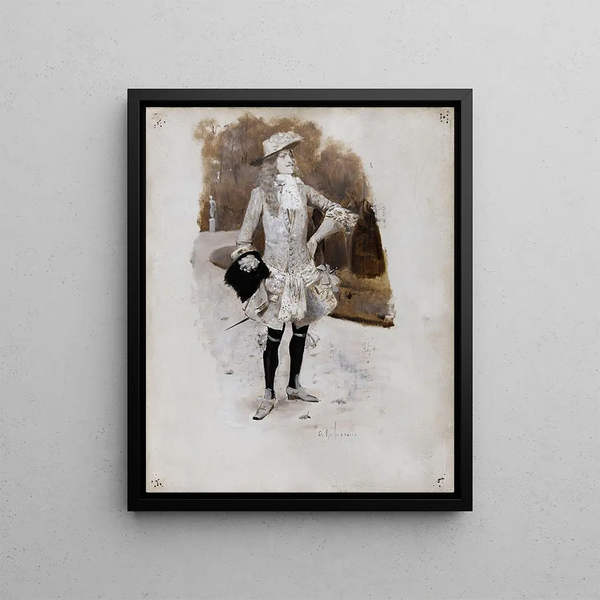 Lord David Dirry Moir - Georges Antoine Rochegrosse — framed artwork on a wall