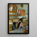 Marie Rochegrosse in the dining room - Georges Antoine Rochegrosse — framed artwork on a wall