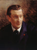 Portrait of François Coppée 1842-1908 dramatist and poet - Georges Antoine Rochegrosse — artwork view