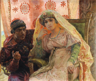The Secret Conversation - Georges Antoine Rochegrosse — artwork view
