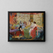 The Chatty Birds - Georges Antoine Rochegrosse — framed artwork on a wall