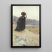 La longue marche vers la maison - Georges Antoine Rochegrosse — framed artwork on a wall