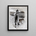 L'ours et l'homme - Georges Antoine Rochegrosse — framed artwork on a wall
