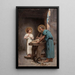 Saint Joseph protector of the childhood of Jesus - Georges Becker — framed artwork on a wall